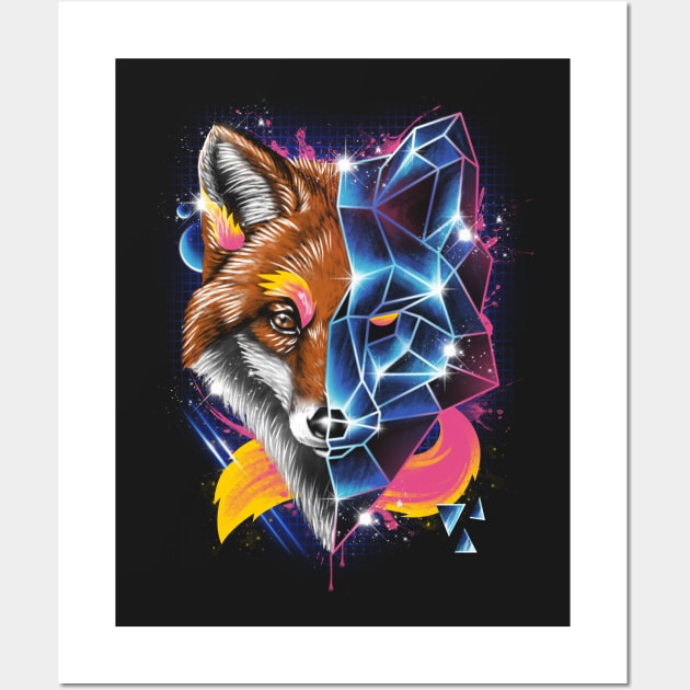 Rad Fox Wall Art by Vincent Trinidad Art